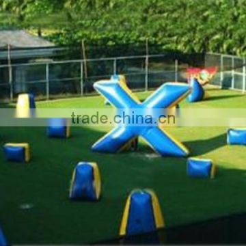 customized size and color inflatable paintball bunkers obstacle games