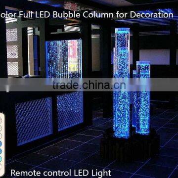 Wonderfull Water Bubble column .LED light Changing .RGB Mode Decoration