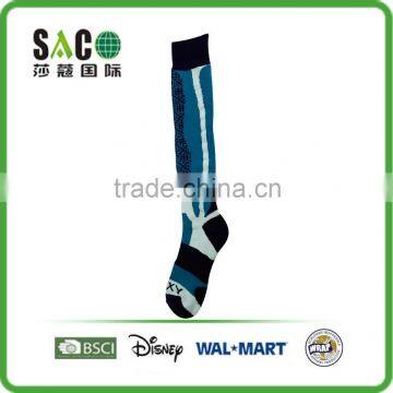 Terry knee-high cotton sports socks