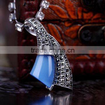 Horn Shaped Pendant Handmade Jewelry Thailand Factory Direct Wholesale