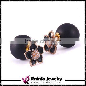 Paragraph Hot Selling Earrings Double Side Shining Pearl Stud Earrings Big Pearl Earrings For Women