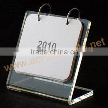 acrylic calendar display stand