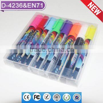 Liquid ink marker pen highlighter window glass markers