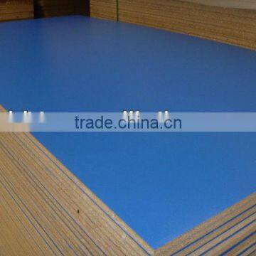 blue color 18MM melamine mdf board for sale