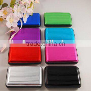 multiple colors aluminum credit card holder