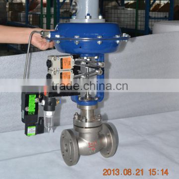 low price quick opening PTFE welded regulating valve with electric