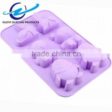 Cute Animal shaped silicon cake baking mould