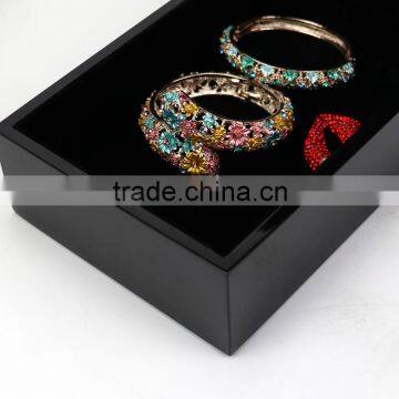 Raw Wood Jewelry Box Wooden Gloss Jewelry Box Customized Gift Box Jewlery photo-4