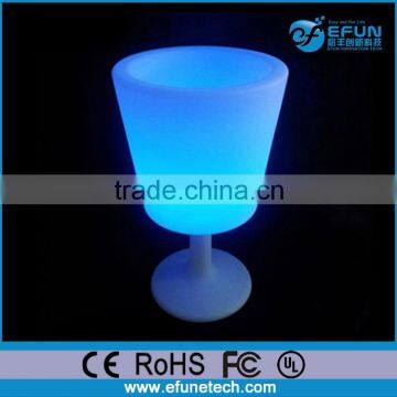 China factory price led bar furniture,Illuminated fancy shape led champagne bucket