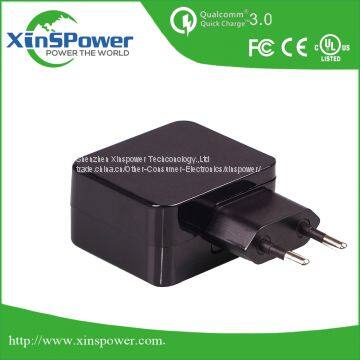 Shenzhen Factory Sale Best Price EU Plug 5V 3.4A Dual Port Portable USB Charger photo-3