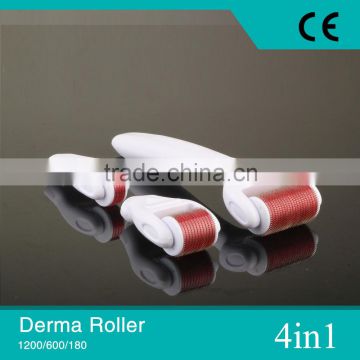 Red Hot Detachable Roller Head high quality 4in1 derma roller/ derma roller kit