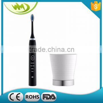 USB charging cable Two brush head waterproof electric toothbrush