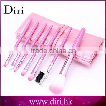 Top quality 7pcs pink makeup brushes manufacturer