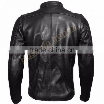 Black Motorbike Leather Jacket photo-2