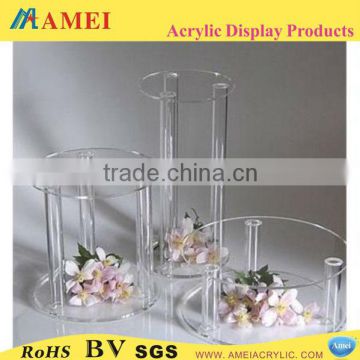 tubular acrylic cake separator topper stand