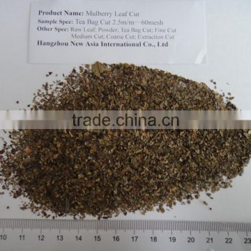 100% Natural Chinese Herb Medicine Dried Mulberry Leaf Slices and Cut