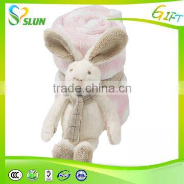 Plastic plush pillow pet blanket with great price