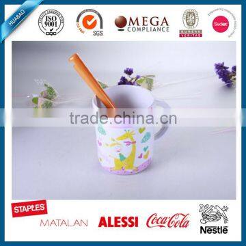 baby melamine cup with one handle, thermos mug