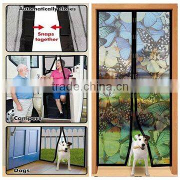 mosquito screen printing mesh for door with magnets