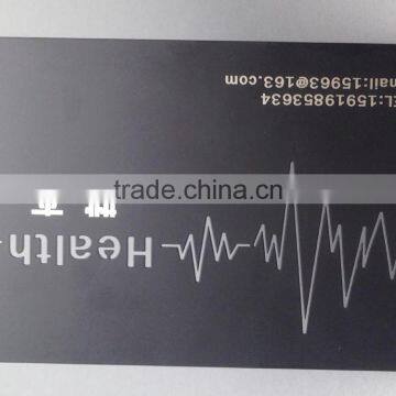 Cheap Price Metal Black Business Card With CMYK Printing photo-5