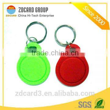 ISO Standard 125khz / 13.56mhz Contactless Plastic Rfid Waterproof plastic contactless keyfob