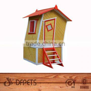 Colorful Wooden Kids Playhouse For Outdoor DFP006