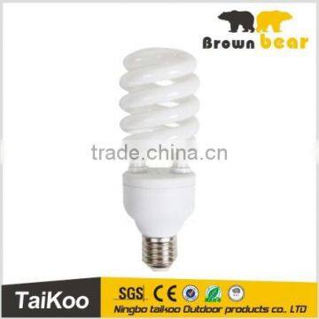 half spiral high lumen cfl bulb e27