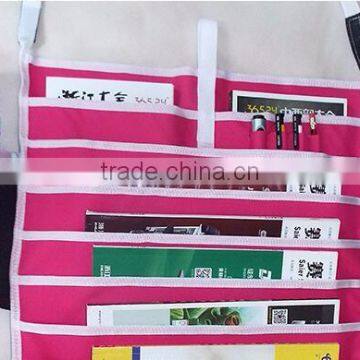 Over the Door Magazine Storage Pockets, Wall Door Closet Hanging Storage Bag Organizer photo-3