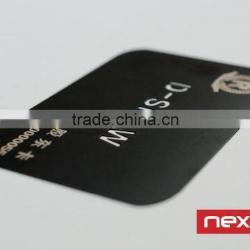 Matt Black Metal Business Card/stainless Steel Card photo-2