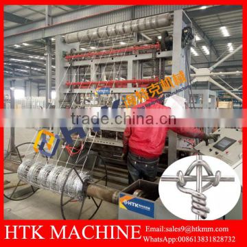 HTK Fully Automatic Hinge Joint Fixed Knot Fence Making Machine Alibaba China Supplier