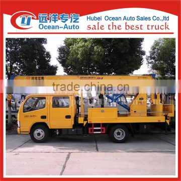 Dongfeng 4x2 small chassis 14m high operation working truck