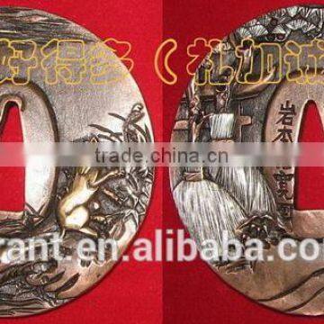 Traditional Decorative Samurai Katana Sword With Stainless Steel Blade and Casting Zinc Alloy Tsuba JL551 photo-5