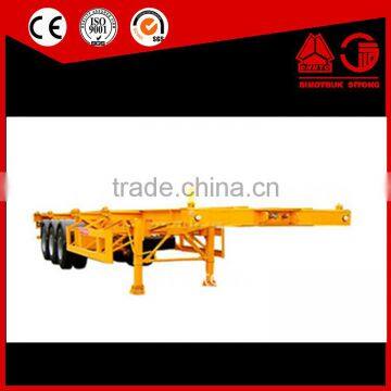Chinese OEM 45T Container Carrier Chassis Skeleton Trailer for Sale photo-3