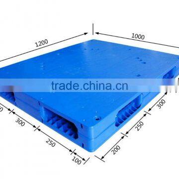 2017year HDPEdouble side plastic pallet for warehouse racking
