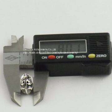 Custom Wing Shape Bracelet Beads Silver For Handmade photo-2