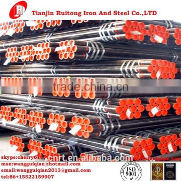 High quality black erw welded pipe in Tianjin of China