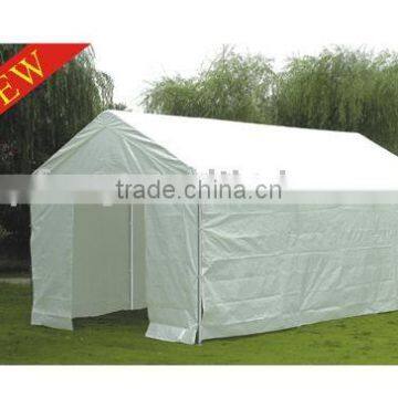 3*6m white Carport with PE full sidewalls for outdoor