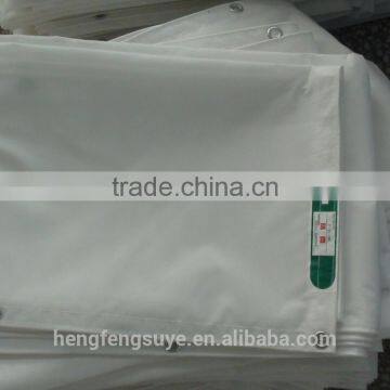 PVC Fireproof Mesh Tarpaulin for Building Protection Factory photo-3