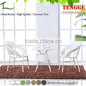TG-8070 3 Pieces Outdoor Rattan Cheap Tables and Chairs for Sale photo-2