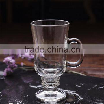 clear lette glass juice cup beverage cup