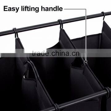 VIVINATURE Heavy Duty 3Bag Laundry Sorter Cart With Chrome Plating Process photo-4