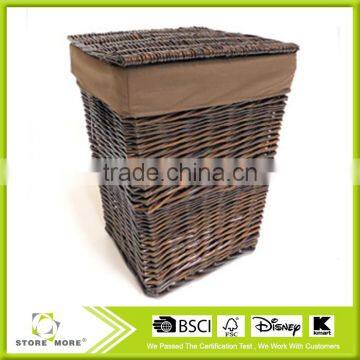 Canopy Handwoven Willow Laundry Hamper photo-2