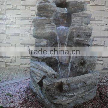 Popular Imitation Stone Garden Resin Outdoor Water Fountain photo-4