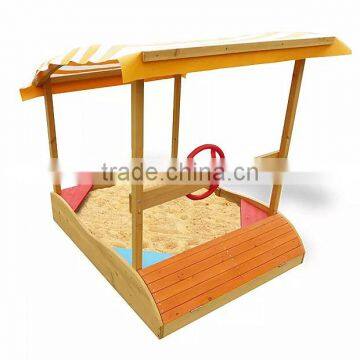 Outdoor Kid Wooden Sandpit Ball Pit Sandbox Furniture photo-2
