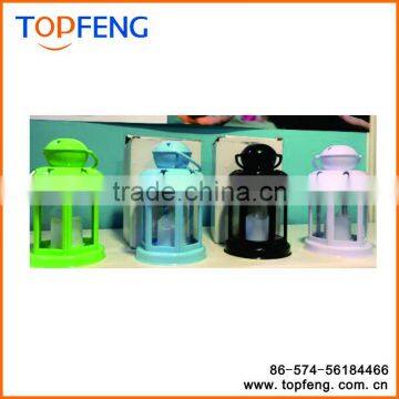 Star Lanterns Candle Stands Wedding Decor Votive Round Metal Hanging Wrought Iron Storm Lantern photo-3