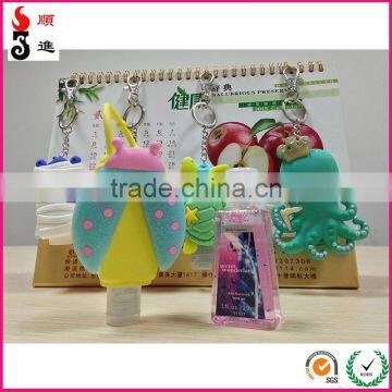 High Quality Scented Alcohol-based Waterless Hand Hygiene With Portable Fashional Silicone Holders