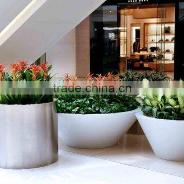 FO-9003 Stainless Steel Planter Pots Garden Decoration