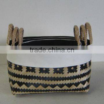 High quality best selling eco-friendly bamboo seagrass storage baskets from Vietnam