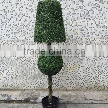 5ft Artificial Green Boxwood Spiral Potted Topiary Trees photo-4