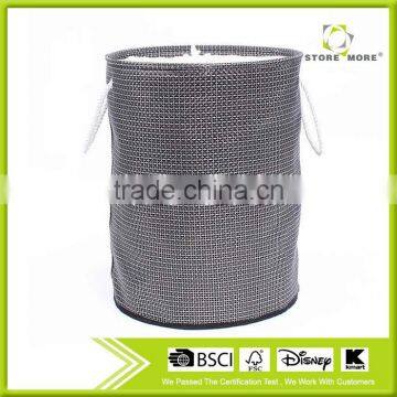 Modern Cotton Rope Hand Solid Waterproof Laundry Basket With Handles photo-4